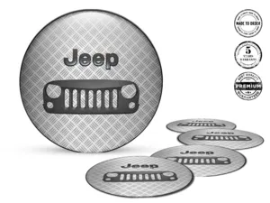 Jeep Cupola Logo Bombata Perfetto Adesivo Ruota